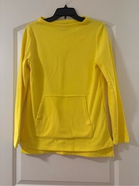 Dudley Stephens Yellow Long-Sleeve Pocket Tunic Sweatshirt